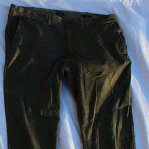 JCrew Dark Green Chino Pants